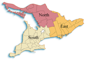 Area Map of South Centre Ontario